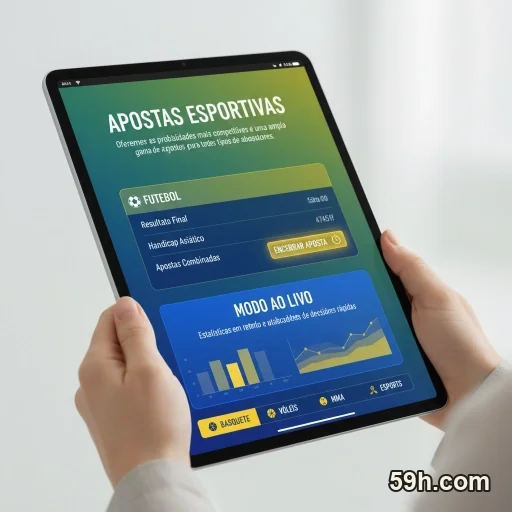 telas do aplicativo com visual fluido no app 59h.com