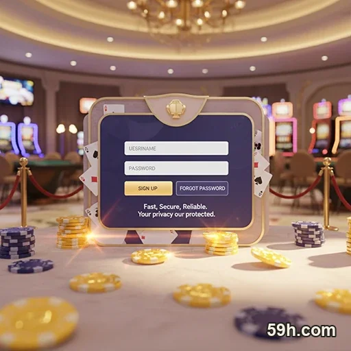 Acesso mobile ao vivo na plataforma 59h.com