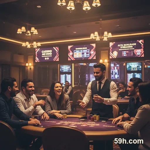 Atendente no celular com suporte acessível